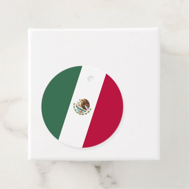 Mexiko-Flagge Geschenkanhänger (Beispiel)