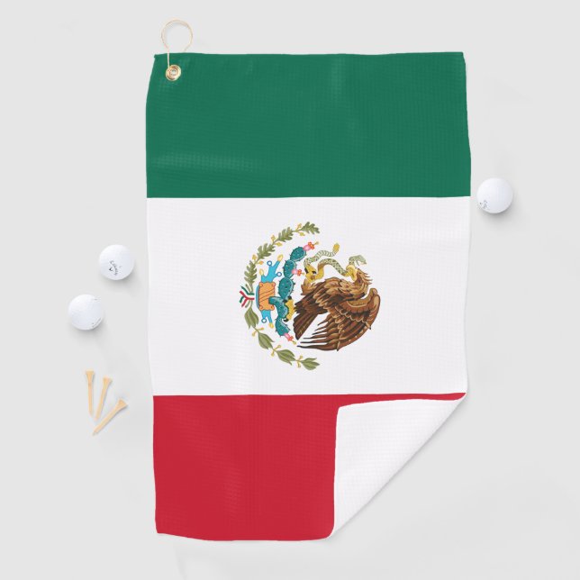 Mexiko-Flagge Golfhandtuch (Insitu)