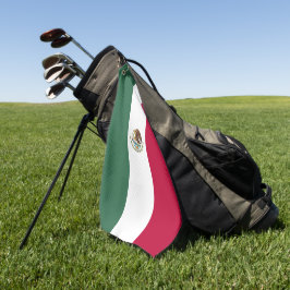 Mexiko-Flagge Golfhandtuch
