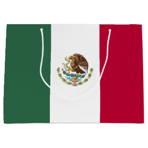 Mexiko-Flagge Große Geschenktüte