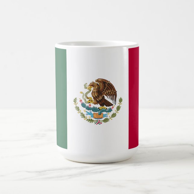 Mexiko-Flagge Kaffeetasse (Mittel)
