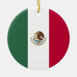 Mexiko-Flagge Keramik Ornament
