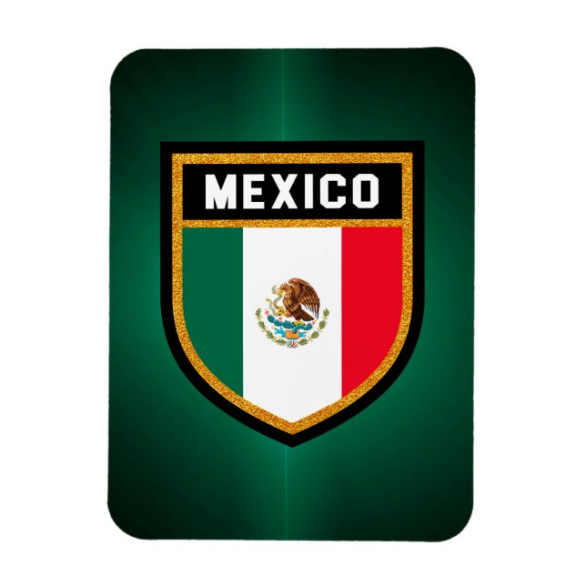 Mexiko-Flagge Magnet (Vertikal)
