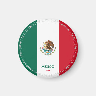 Mexiko-Flagge-Magnet Magnet