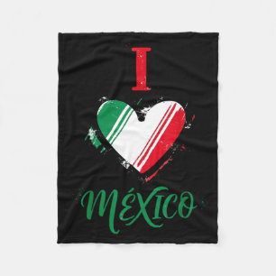Mexiko-Flagge Mexikanischer Stolz Mexikanische Wur Fleecedecke