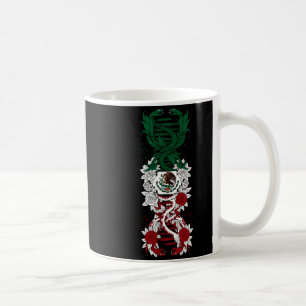 Mexiko-Flagge mexikanischer Stolz mexikanische Wur Kaffeetasse