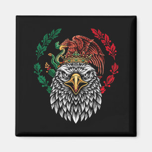 Mexiko-Flagge mexikanischer Stolz mexikanische Wur Magnet