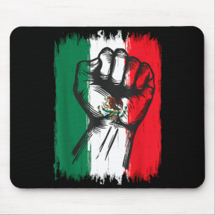 Mexiko-Flagge mexikanischer Stolz mexikanische Wur Mousepad