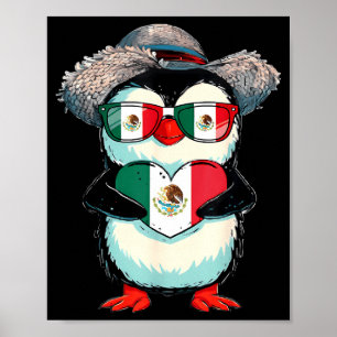 Mexiko-Flagge mexikanischer Stolz mexikanische Wur Poster
