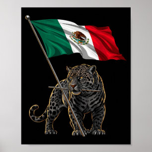 Mexiko-Flagge Mexikanischer Stolz Mexikanische Wur Poster