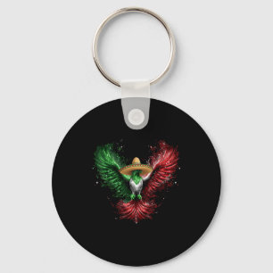 Mexiko-Flagge Mexikanischer Stolz Mexikanische Wur Schlüsselanhänger