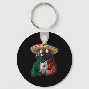 Mexiko-Flagge Mexikanischer Stolz Mexikanische Wur Schlüsselanhänger