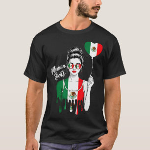 Mexiko-Flagge mexikanischer Stolz mexikanische Wur T-Shirt