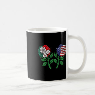 Mexiko - Flagge Mexikos - Amerikanische Flagge Ros Kaffeetasse