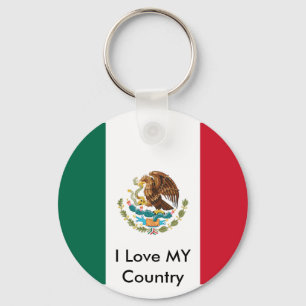 Mexiko-Flagge: MUSEUM Zazzle I Liebe MEIN LAND Schlüsselanhänger