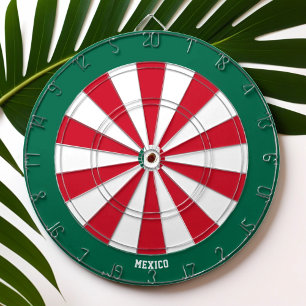 Mexiko-Flagge Patrioten-Bullseye Dartscheibe