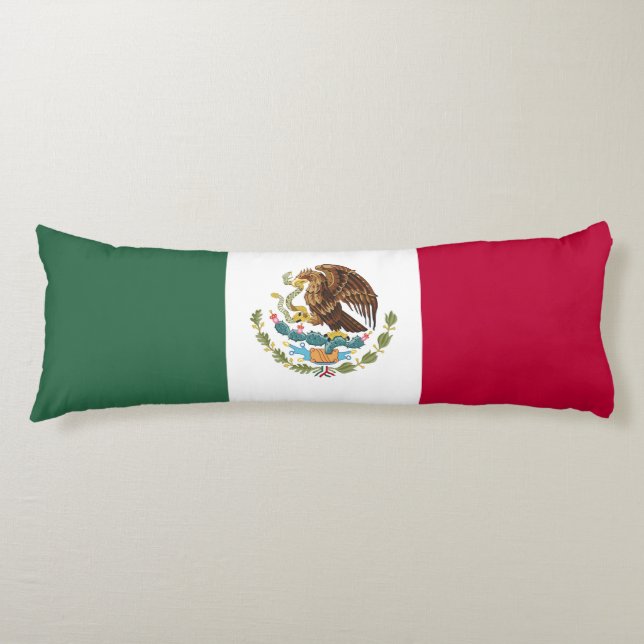 Mexiko-Flagge Seitenschläferkissen (Vorderseite)