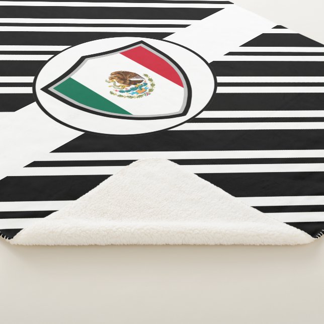 Mexiko-Flagge Sherpadecke (3/4)