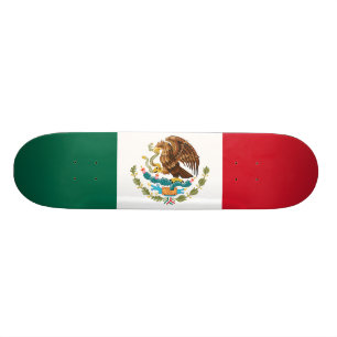 Mexiko-Flagge Skateboard