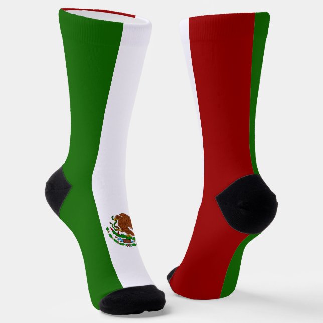 Mexiko-Flagge Socken (Gewinkelt)