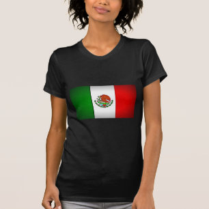 Mexiko-Flagge stilisiert T-Shirt