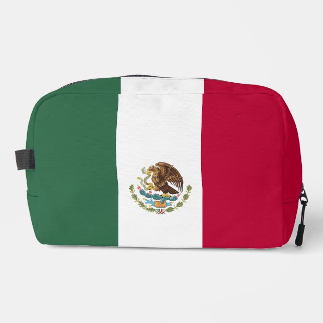 Mexiko-Flagge Waschbeutel (Vorderseite)
