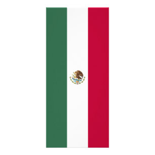 Mexiko-Flagge Werbekarte
