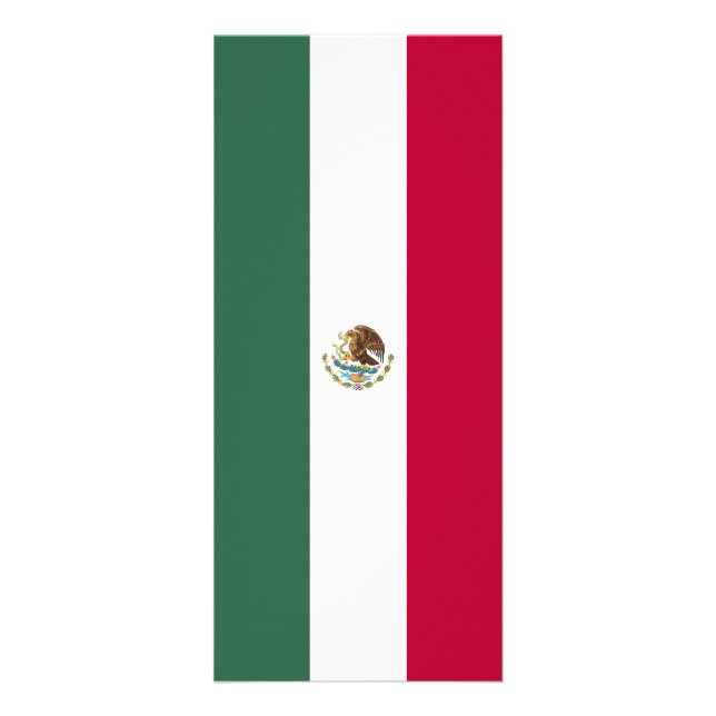 Mexiko-Flagge Werbekarte (Vorne)