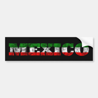 Mexiko-Flaggen-Farbe Autoaufkleber