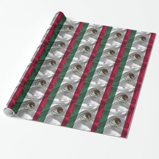 Mexiko-Flaggen-Flagge-Flagge von Mexiko Geschenkpapier (Ungerollt)