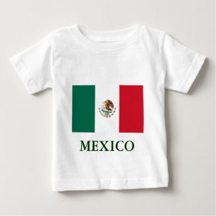 Mexiko Flaggen Säuglinge T - Shirt