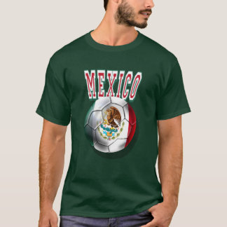 Mexiko-Fußbalballflagge von Mexiko futbol Shirt
