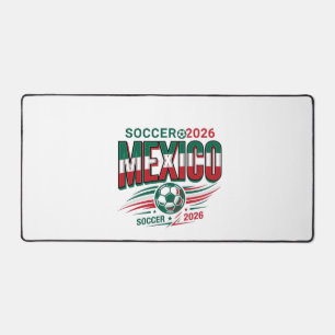 Mexiko Fußball 2026 Fußball Fett Land Typografie Schreibtischunterlage