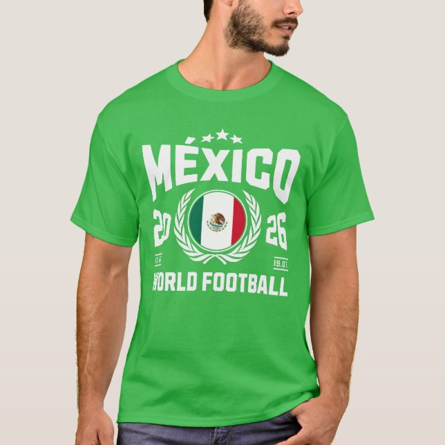 Mexiko Fußball 2026 T-Shirt (Vorderseite)