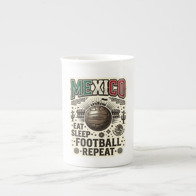 MEXIKO Fußball Custom 2026 Prozellantasse (Vorderseite)