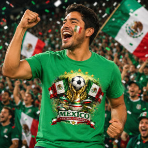 Mexiko Fußballfan El Tri Football Weltmeisterschaf T-Shirt