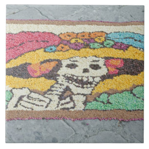 Mexiko, Guanajuato, San Miguel de Allende, Tag Fliese