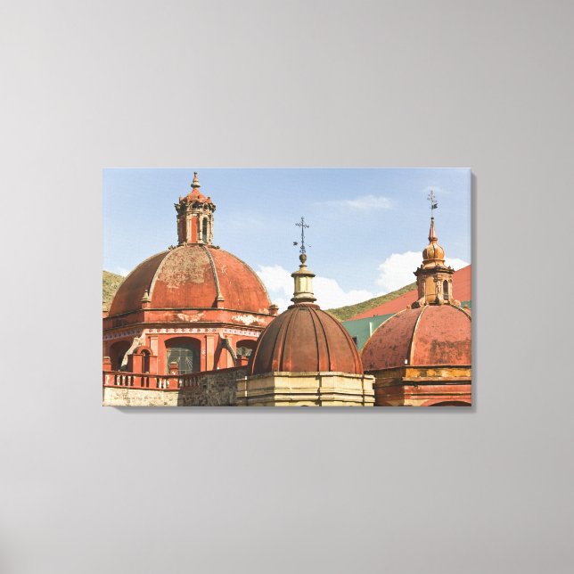 Mexiko, Guanajuato Staat, Guanajuato. Templo de Leinwanddruck (Vorderseite)