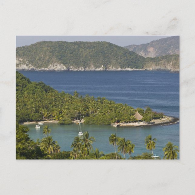 Mexiko, Guerrero, Zihuatanejo. Playa Las Gatas- Postkarte (Vorderseite)