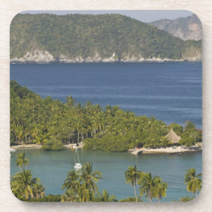 Mexiko, Guerrero, Zihuatanejo. Playa Las Gatas - Untersetzer