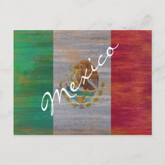 Mexiko hat unter mexikanischer Flagge gelitten Postkarte