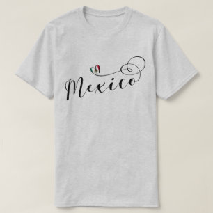 Mexiko Herzenflagge, Mexikanos T-Shirt