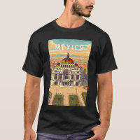 Mexiko Illustration Reise Kunst Vintage
