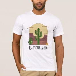 Mexiko inspirierte Schrift, Wüstenkaktus Spaß T-Shirt