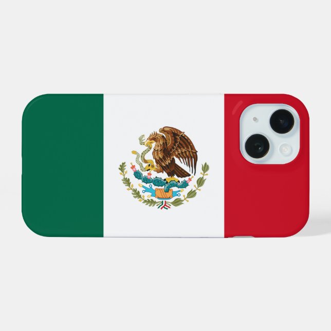 Mexiko iPhone 15 Hülle (Rückseite (Horizontal))