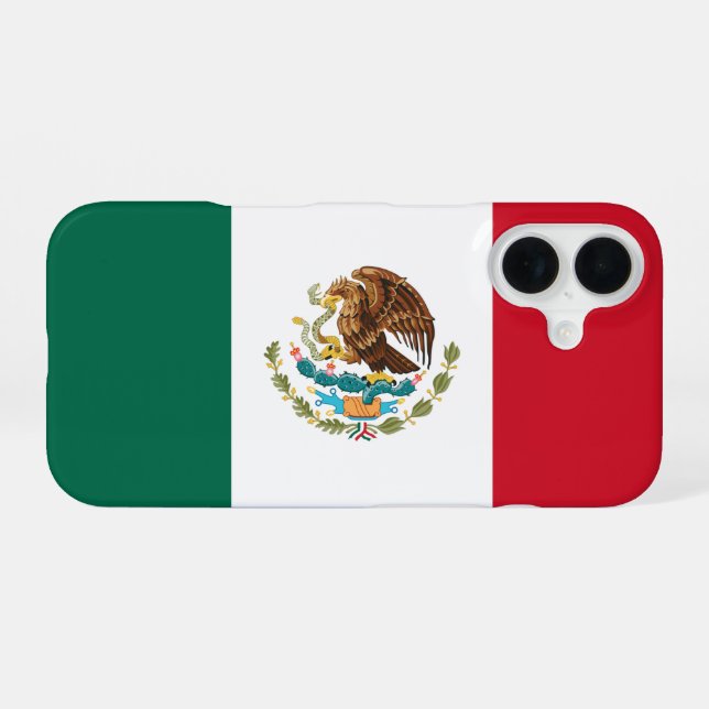 Mexiko iPhone 16 Hülle (Rückseite (Horizontal))