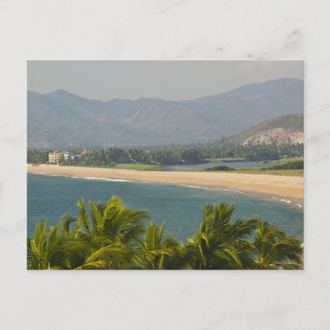 Mexiko, Jalisco, Barra de Navidad. Town Beach Postkarte (Vorderseite)
