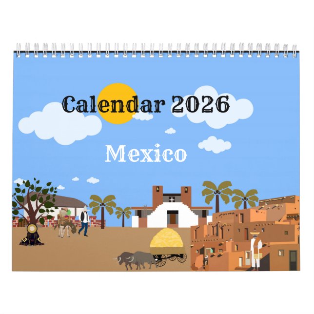 Mexiko-Kalender Kalender (Titelbild)