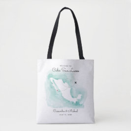 Mexiko-Karte | Cabo | Begrüßung der Hochzeit in Ur Tasche