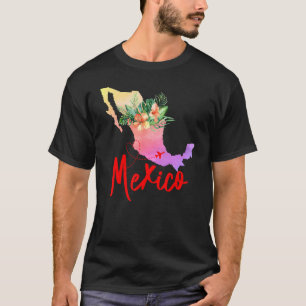 Mexiko Karte Matching Vacation Family Girls Reise T-Shirt